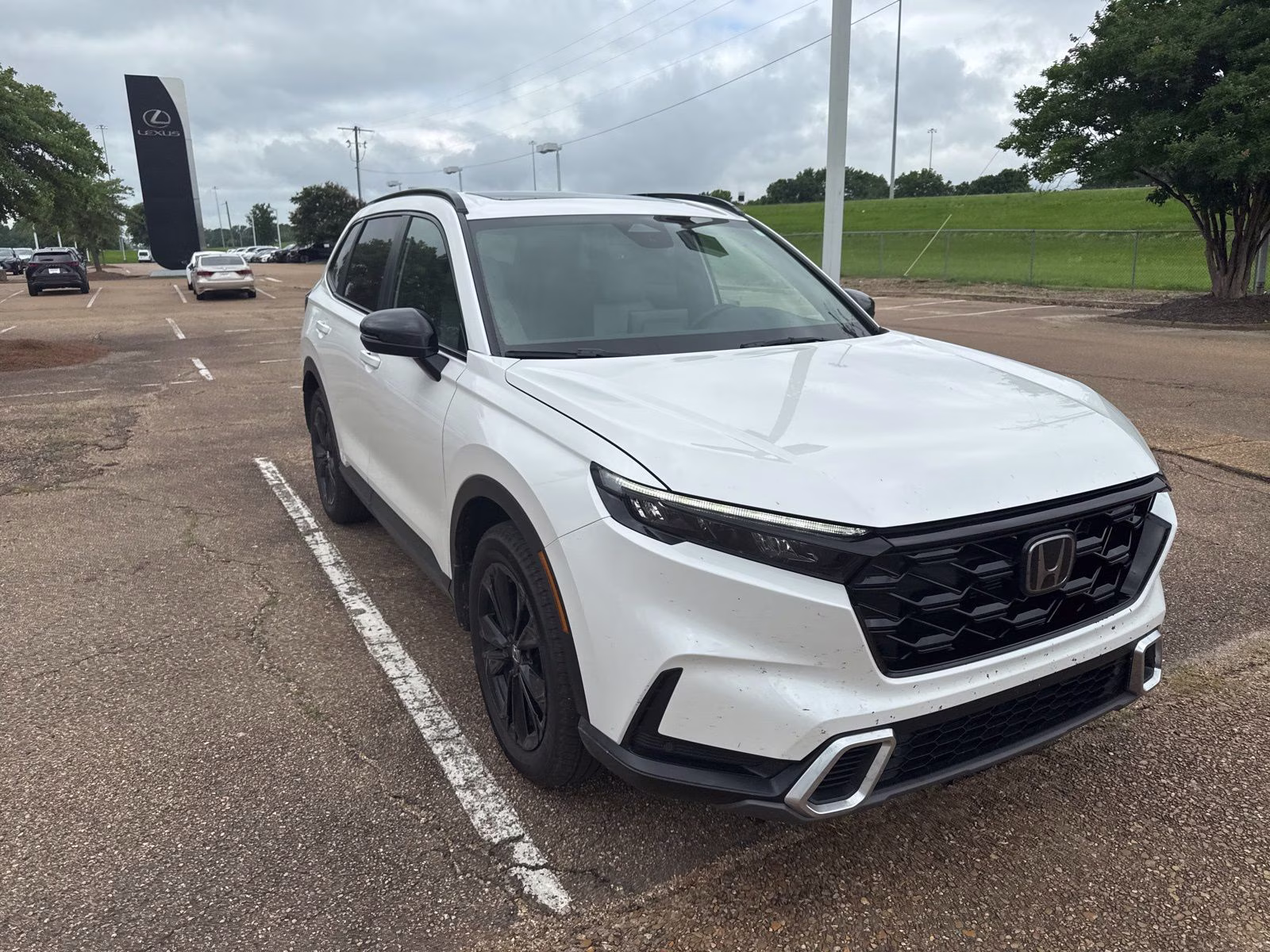 2026 Platinum White Pearl Honda CR-V Hybrid Sport Touring AWD SUV