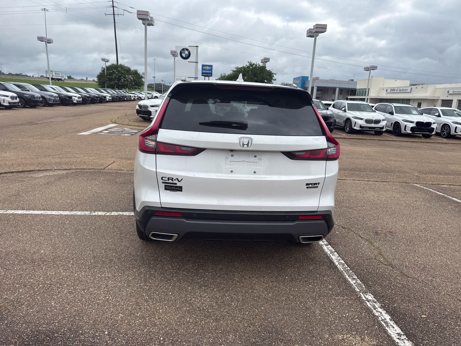 2026 Platinum White Pearl Honda CR-V Hybrid Sport Touring AWD SUV