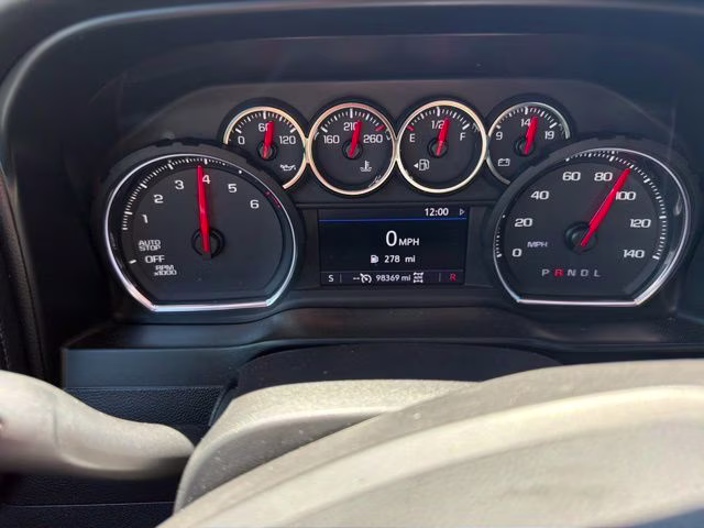 2019 Black Chevrolet Silverado 1500 LT 4X4 Truck
