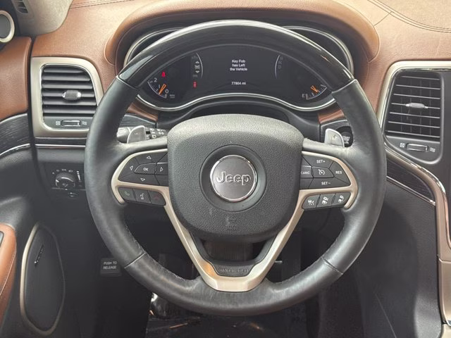2016 Bright White Clearcoat Jeep Grand Cherokee Summit 4X4 SUV