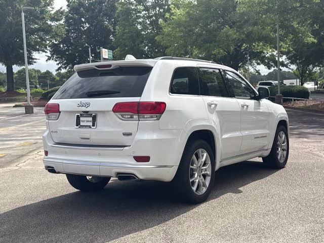 2016 Bright White Clearcoat Jeep Grand Cherokee Summit 4X4 SUV