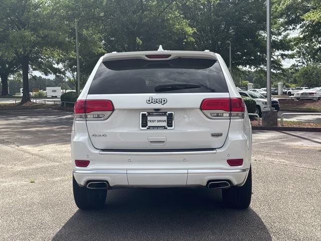 2016 Bright White Clearcoat Jeep Grand Cherokee Summit 4X4 SUV