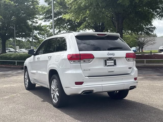 2016 Bright White Clearcoat Jeep Grand Cherokee Summit 4X4 SUV