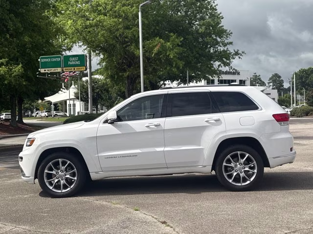 2016 Bright White Clearcoat Jeep Grand Cherokee Summit 4X4 SUV