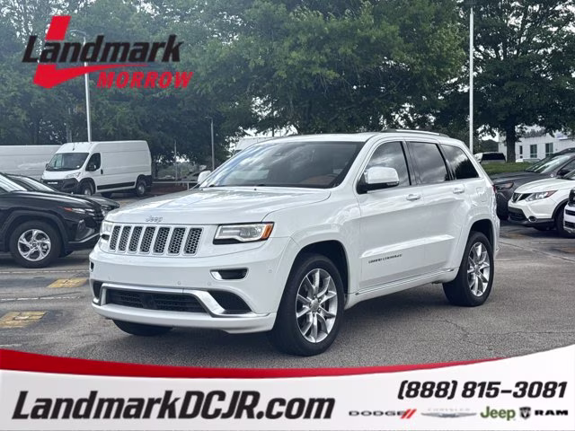 2016 Bright White Clearcoat Jeep Grand Cherokee Summit 4X4 SUV