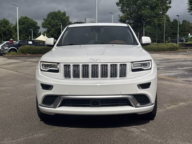 2016 Bright White Clearcoat Jeep Grand Cherokee Summit 4X4 SUV