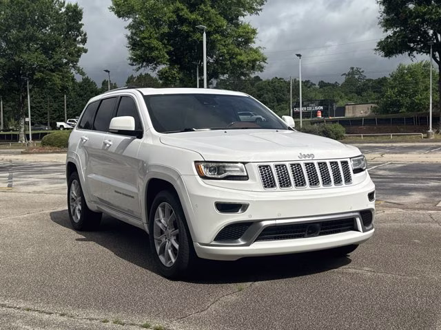2016 Bright White Clearcoat Jeep Grand Cherokee Summit 4X4 SUV