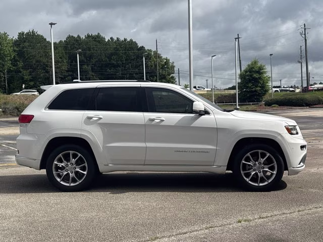 2016 Bright White Clearcoat Jeep Grand Cherokee Summit 4X4 SUV