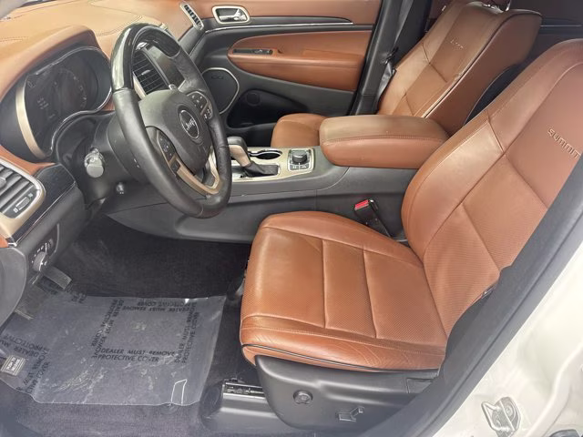 2016 Bright White Clearcoat Jeep Grand Cherokee Summit 4X4 SUV