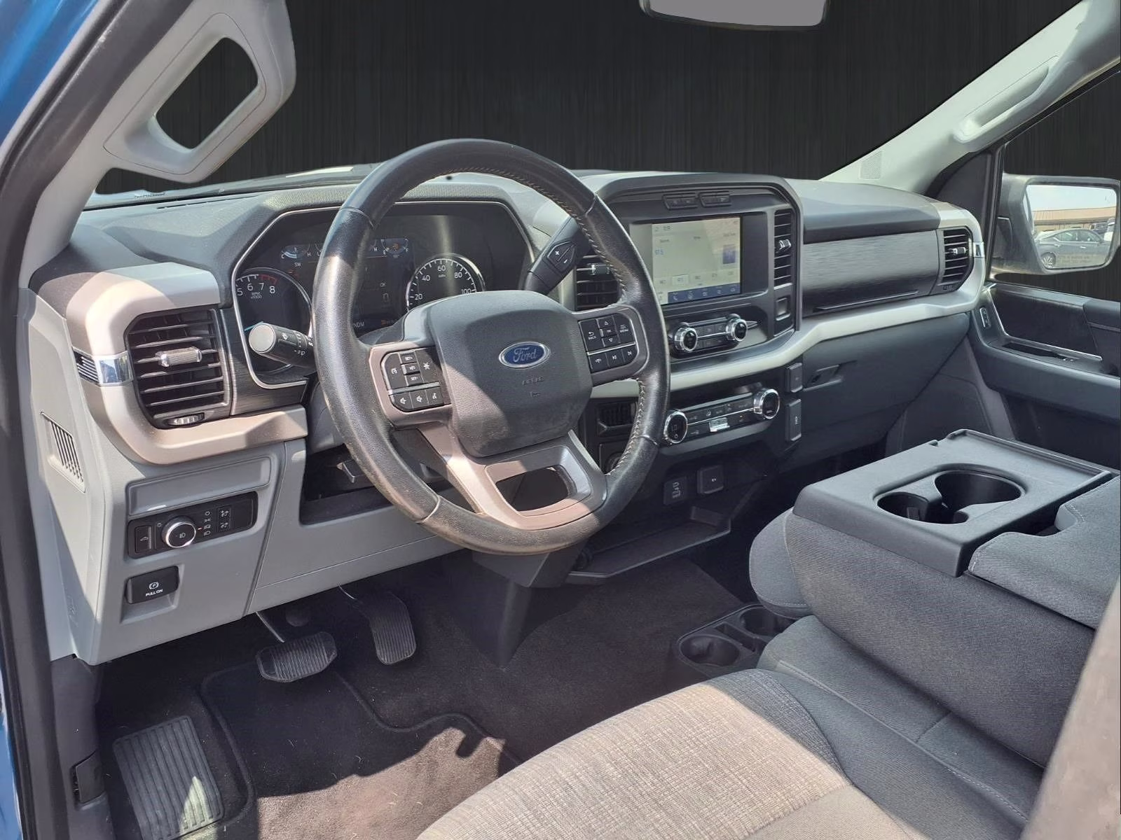 2021 Blue Metallic Ford F-150 XLT RWD Truck