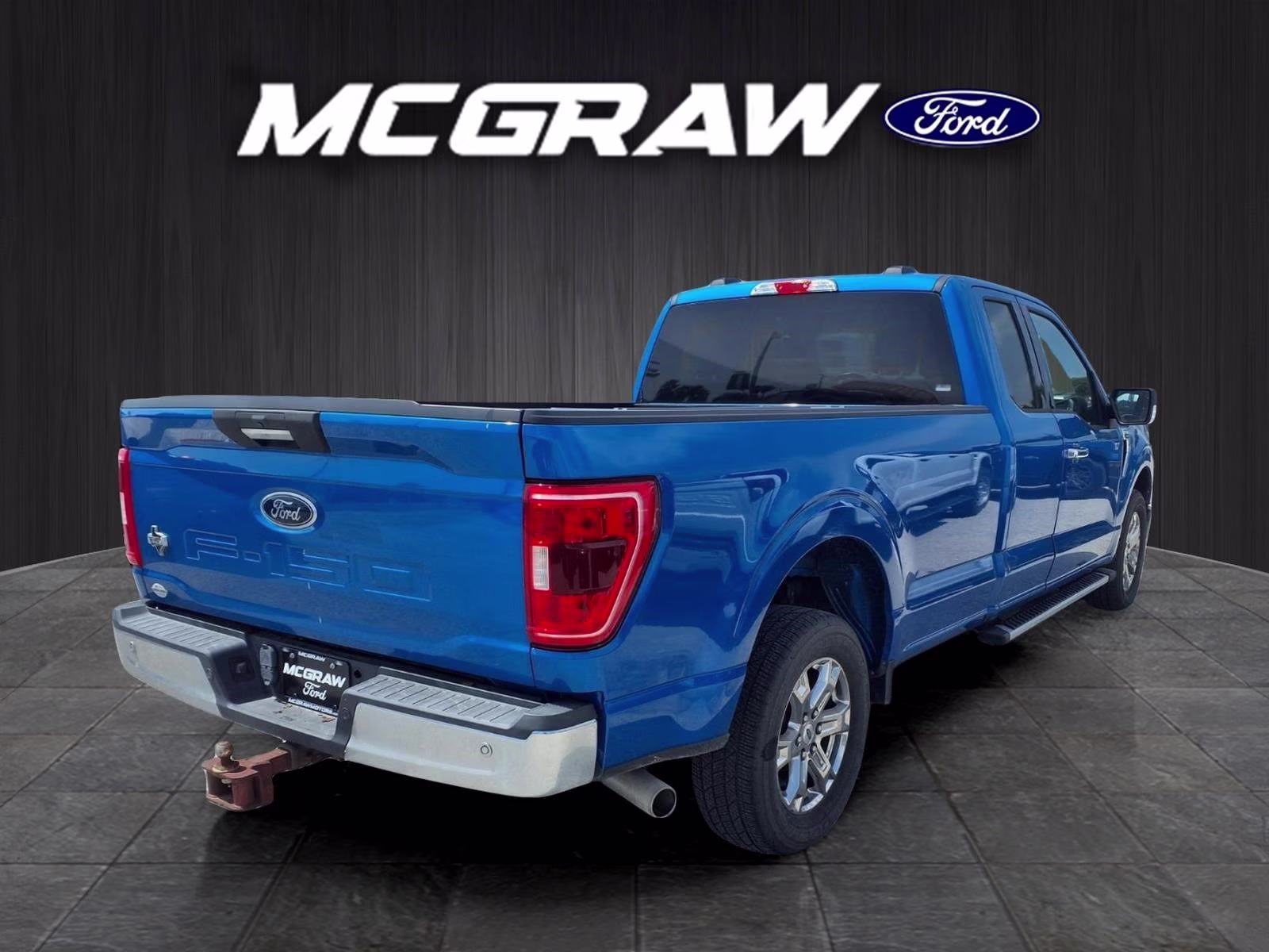 2021 Blue Metallic Ford F-150 XLT RWD Truck