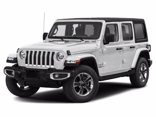 2019 Bright White Clearcoat Jeep Wrangler Unlimited Sahara 4X4 SUV