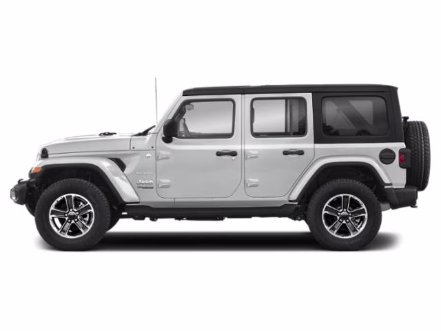 2019 Bright White Clearcoat Jeep Wrangler Unlimited Sahara 4X4 SUV