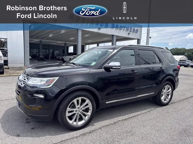 2019 Black Metallic Ford Explorer XLT FWD SUV