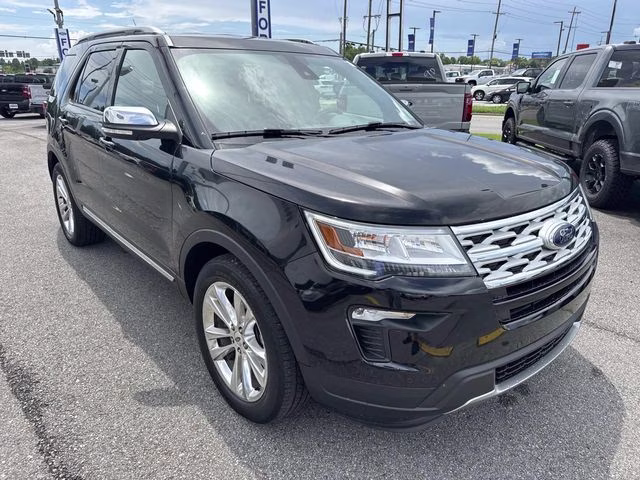 2019 Black Metallic Ford Explorer XLT FWD SUV