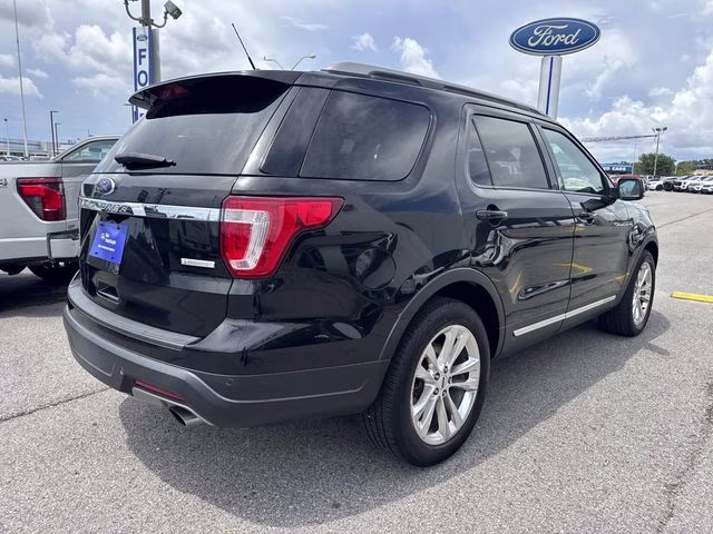 2019 Black Metallic Ford Explorer XLT FWD SUV
