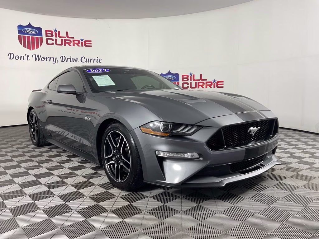 2023 Gray Metallic Ford Mustang GT Premium RWD Coupe