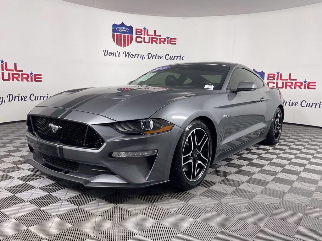 2023 Gray Metallic Ford Mustang GT Premium RWD Coupe