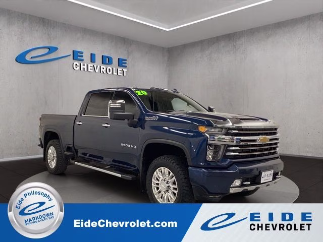 2020 Northsky Blue Metallic Chevrolet Silverado 2500HD High Country 4X4 Truck