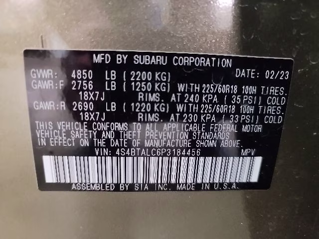 2023 Green Metallic Subaru Outback Onyx Edition AWD SUV