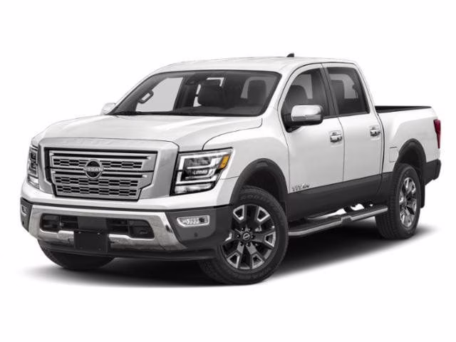 2023 Pearl White Metallic Nissan Titan Platinum Reserve 4X4 Truck