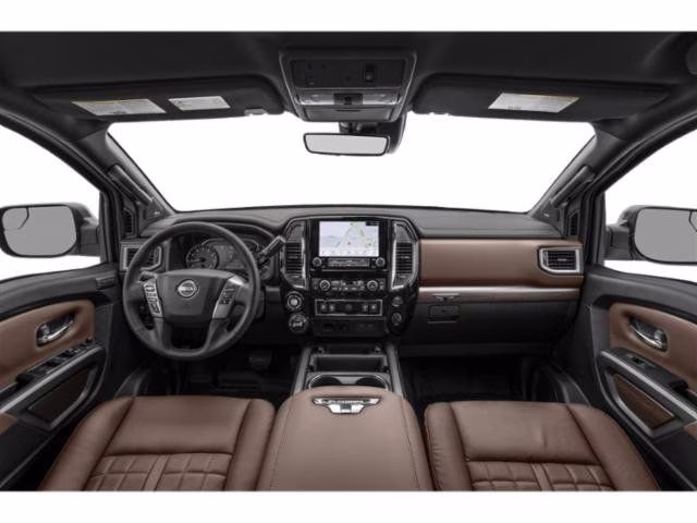 2023 Pearl White Metallic Nissan Titan Platinum Reserve 4X4 Truck