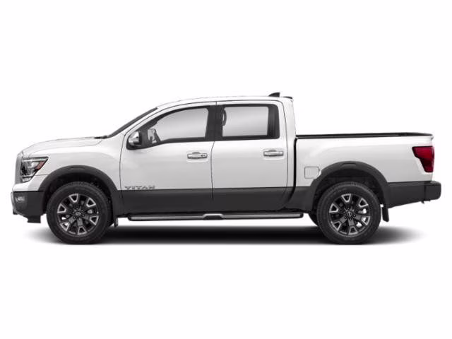 2023 Pearl White Metallic Nissan Titan Platinum Reserve 4X4 Truck