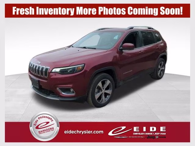 2019 Velvet Red Pearlcoat Jeep Cherokee Limited 4X4 SUV