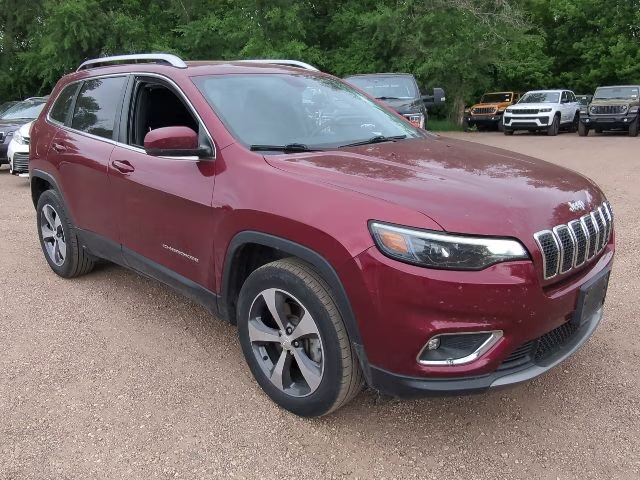 2019 Velvet Red Pearlcoat Jeep Cherokee Limited 4X4 SUV