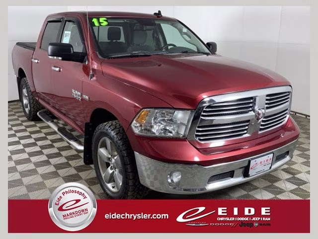 2015 Deep Cherry Red Crystal Pearlcoat Ram 1500 Big Horn 4X4 Truck