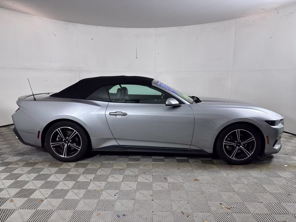 2025 Silver Metallic Ford Mustang EcoBoost Premium RWD Convertible