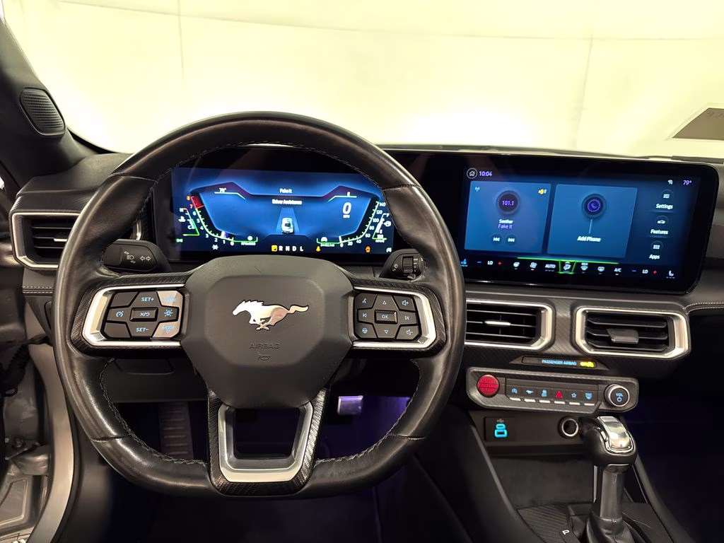 2025 Silver Metallic Ford Mustang EcoBoost Premium RWD Convertible