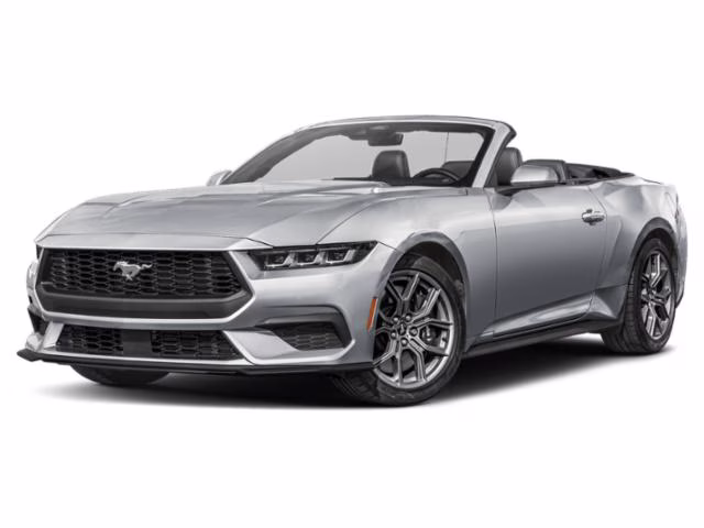 2025 Silver Metallic Ford Mustang EcoBoost Premium RWD Convertible