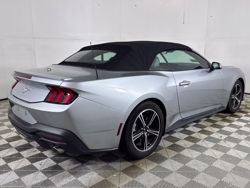 2025 Silver Metallic Ford Mustang EcoBoost Premium RWD Convertible