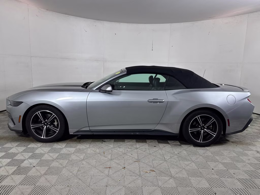 2025 Silver Metallic Ford Mustang EcoBoost Premium RWD Convertible