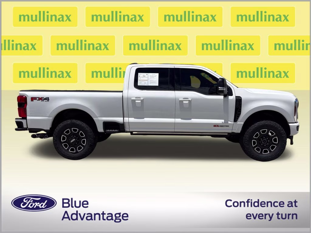 2025 White Metallic Ford Super Duty F-250 SRW Platinum 4X4 Truck