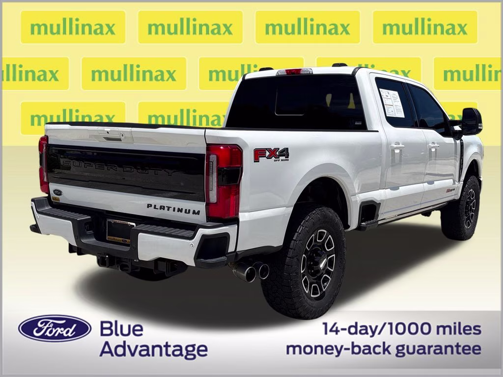 2025 White Metallic Ford Super Duty F-250 SRW Platinum 4X4 Truck