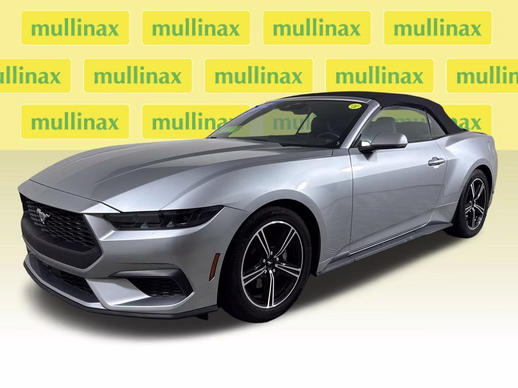 2025 Silver Metallic Ford Mustang EcoBoost Premium RWD Convertible