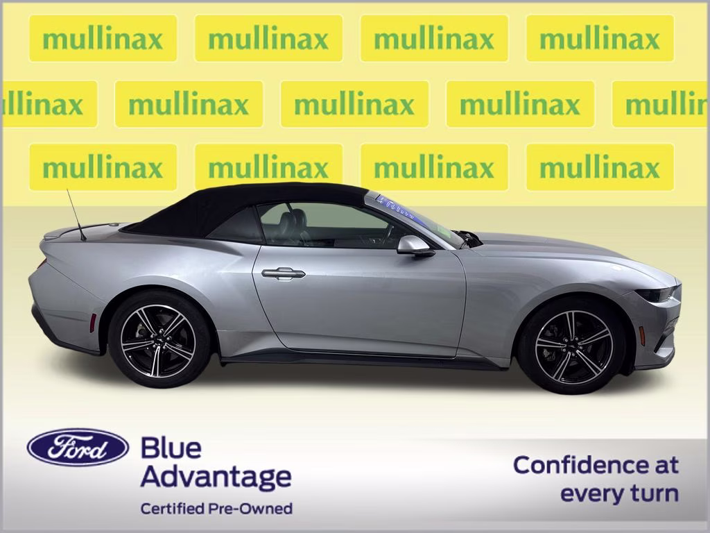 2025 Silver Metallic Ford Mustang EcoBoost Premium RWD Convertible