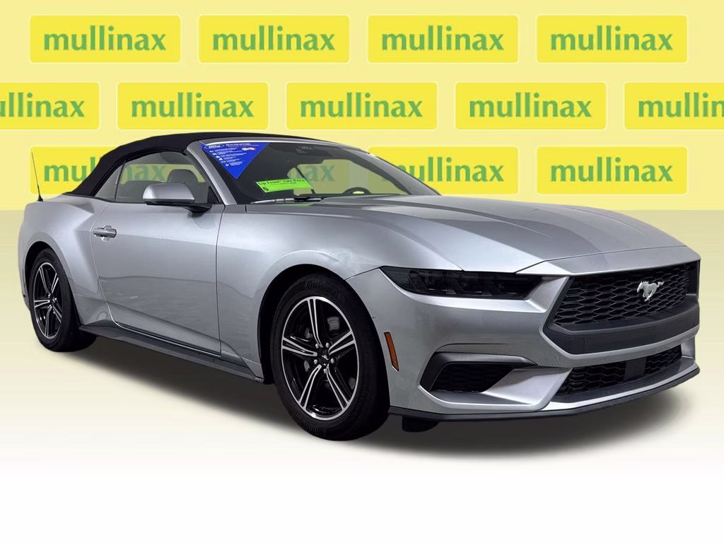 2025 Silver Metallic Ford Mustang EcoBoost Premium RWD Convertible