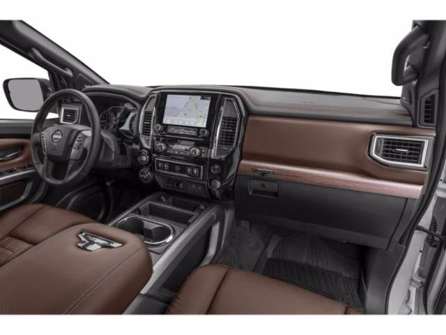 2023 Pearl White Metallic Nissan Titan Platinum Reserve 4X4 Truck