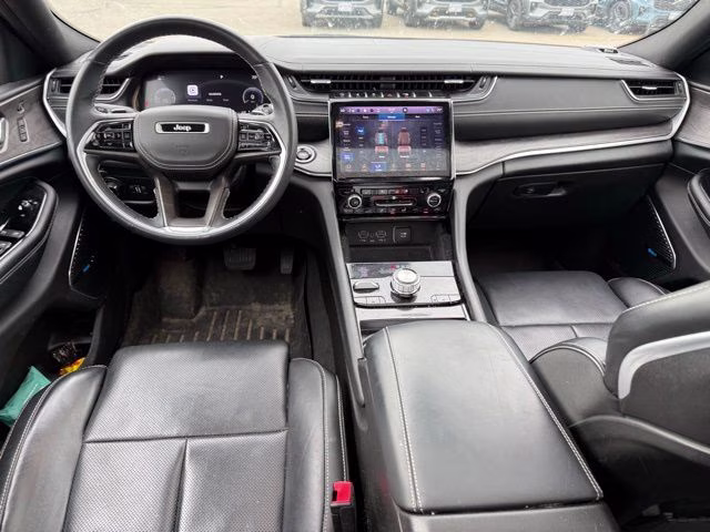 2021 Velvet Red Pearlcoat Jeep Grand Cherokee L Overland 4X4 SUV