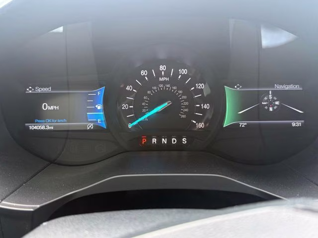 2019 White Ford Edge Titanium AWD SUV