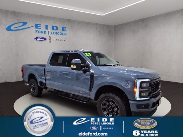 2023 Azure Gray Metallic Tri-Coat Ford Super Duty F-250 SRW Lariat 4X4 Truck