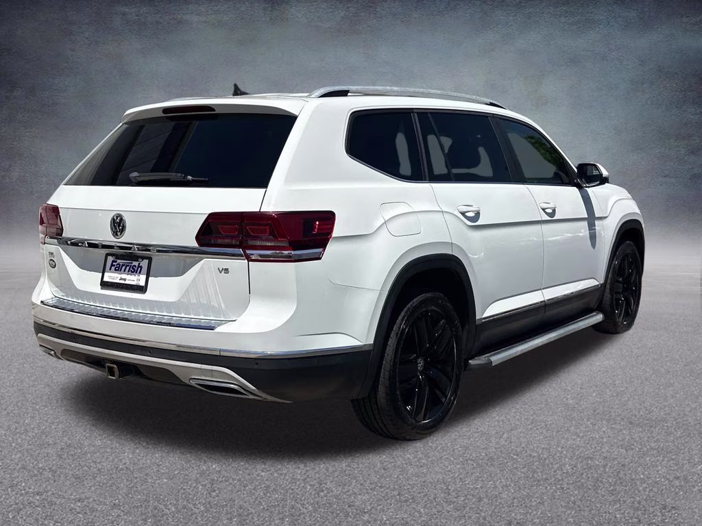 2018 Pure White Volkswagen Atlas SEL FWD SUV