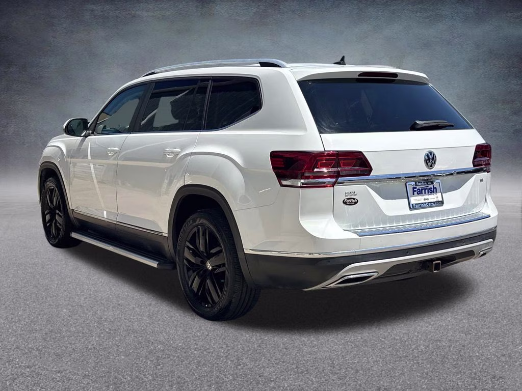 2018 Pure White Volkswagen Atlas SEL FWD SUV