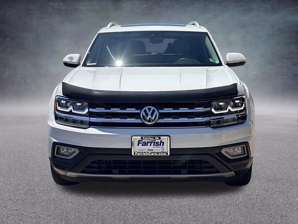 2018 Pure White Volkswagen Atlas SEL FWD SUV