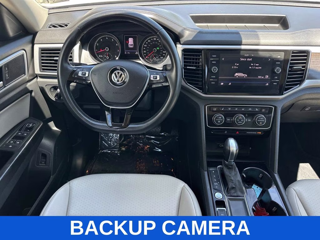 2018 Pure White Volkswagen Atlas SEL FWD SUV