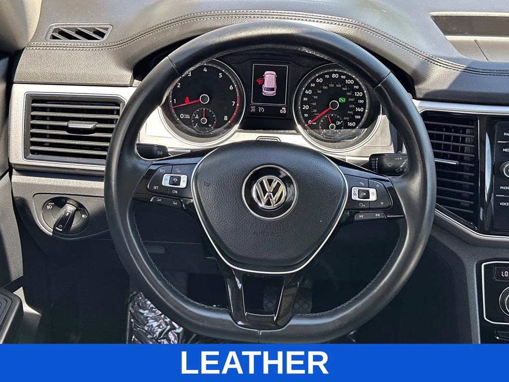 2018 Pure White Volkswagen Atlas SEL FWD SUV