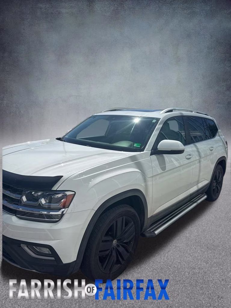 2018 White Volkswagen Atlas SEL FWD SUV